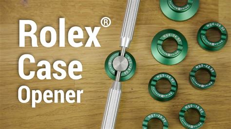 how to remove rolex back|Rolex watch opener tool.